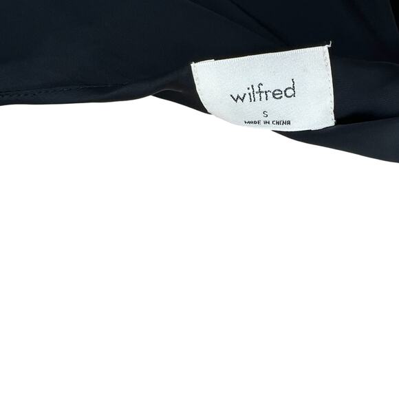 Aritzia‎ Wilfred Only Ruched Slip Dress Mini Sleeveless Black Size Small - Picture 10 of 12